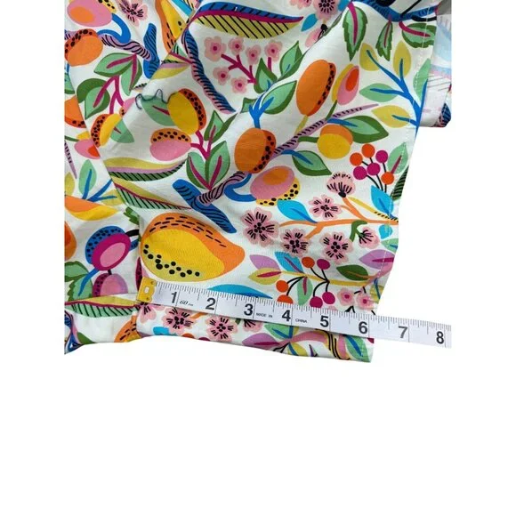 Anthropologie Hutch Bandeau Romper Motif Fruit Print Sleeveless Womens Size XS - Picture 7 of 9